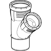 Geberit Vertriebs GmbH Dérivation Silent-Pro 45 degrés DN90/70
