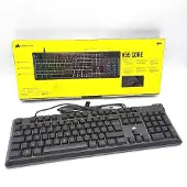 Corsair K55 Core RGB Wired Membrane Gaming Keyboard Reactive Switches Clavier de jeu LED