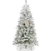 Springos Sapin de Noël artificiel ¿ Épicéa enneigé premium 220 cm