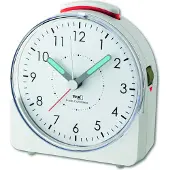 TFA-Dostmann TFA - Réveil analogique radio SUNRISE - 60.1513.02 - blanc