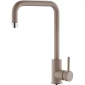 Alveus Robinet mélangeur Dual, avec une seule poignée, 3 positions pour l'eau chaude, l'eau froide et un filtre à eau, couleur beige