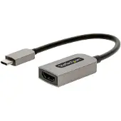 StarTech.com .com Adaptateur USB C vers HDMI - Vidéo 4K 60Hz, HDR10 - Adaptateur Dongle USB vers HDMI 2.0b - USB Type-C DP Alt Mode vers Écrans/Affichage/TV HDMI - Convertisseur USB C vers HDMI