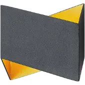 Arcchio Applique Murale , Assona, dimmable, Noir, Salon / séjour, Métal, Moderne