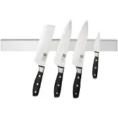 Vogue Porte-couteaux magnétique en acier inoxydable 46 cm
