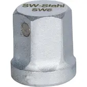 SW-Stahl 37000L-8 Insert magnétique 8 mm avec entraînement hexagonal 12 mm