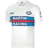 Sparco Martini-r Short Sleeve T-shirt Blanc M Homme