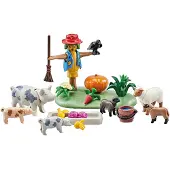 Playmobil 9832 - Cochons et moutons tachetés (Emballage en aluminium)