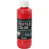 Creativ Company Peinture textile opaque Textile Color - Rouge, 250ml