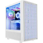 Modecom Boîtier Semi-Tour ATX - - Breeze ARGB - Multicolore - 46,5x29x50,5 cm - Compatible ATX