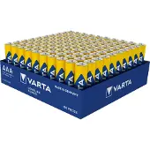Varta Piles alcalines , Micro, AAA, LR03, 1,5 V Longlife Power, barquette (lot de 100)