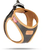 Curli harnais cuir de pomme, 3XS, noir (3XS, Chien, Général)