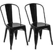 MCW Chaise -A73 Métal (lot de 2)