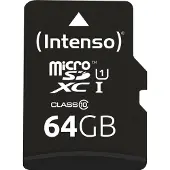 Intenso 3423490 mémoire flash 64 Go MicroSDXC UHS-I Classe 10