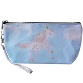 Juleeze JZTB0021 Trousse de maquillage Licorne bleue 23 x 13 cm