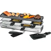 Rommelsbacher RC 800 Gril à raclette Aluminium, Couleur:Argent