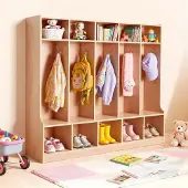 Vevor Vestiaire 5 Enfants Ouvert