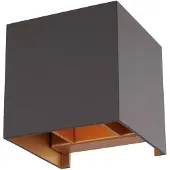 Arcchio Applique Murale , Zuzana, dimmable, Noir, Salon / séjour, Aluminium, Moderne