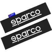 Sparco Gurtschoner Gurtpolster Sicherheitsgurt Gurtschutz Autogurt Schwarz 2x