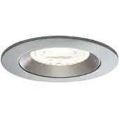 Paulmann Ensemble de spots encastrables LED SmartHome Zigbee, IP44, 3 x 4,8 W RGBW, tension fixe 230/24 V, 36 W, diamètre 80 mm, finition chromée mate/aluminium