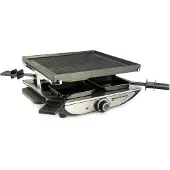Swissmar Gril à raclette de Genève, Appareil à raclette, Noir, Argent