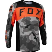 FOX 180 BNKR Maillot MX Gris/Camouflage/Orange M hommes