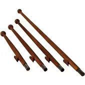 Talamex Teak Flag Pole Doré 60 cm