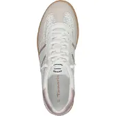 Tamaris Baskets basses beige clair / rosé / blanc