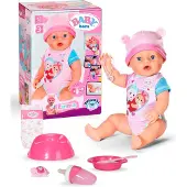 Zapf Emma 43cm, poupée bébé avec 10 fonctions et accessoires, dès 3 ans