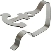 Marine Business Clip coupe-vent Argent Argent One Size