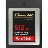 SanDisk CF express Extreme Pro 512 Go 1 700 / 1 400 Mo/s type B