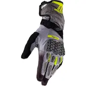 Leatt ADV HydraDri 5.5 Viz Noir Gris Jaune Gants Imperméables Taille XS