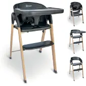 Babygo Levels Hochstuhl, schwarz (Chaise haute)