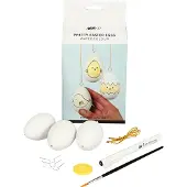 Creativ Company Set d'aquarelles Oeufs de Pâques