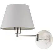 LINDBY Applique Murale , POLA, dimmable, Métallique, Salon / séjour, Tissu / textile, Moderne