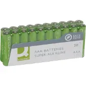 Q-CONNECT Pile alcaline aaa lr03 capacité 1.5v pack 20 unités