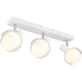 Globo Plafonnier blanc Tokki 3 lumières