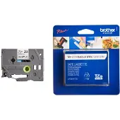 Brother TZe-231S Ruban d'impression noir/blanc Ruban adhésif 4m x 12mm