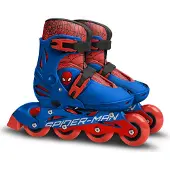 Stamp Patins à roues alignées SPIDERMAN réglables - Modèle - Pointures 30 à 33 - Garçons - À partir de 6 ans