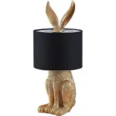 LINDBY Lampe de Table , Lorentina, Noir, Salon / séjour, Tissu / textile, Design