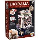 Buki France Buki Diorama librairie, Kit créatif pour enfants, 10 ans, Piles requises, Multicolore