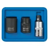 SW-Stahl Inserts spéciaux pour étriers de frein, pentagonaux, 3 pièces 01448L