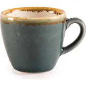 Olympia Tasses à expresso Kiln | Bleu | 8,5 cl | 6 pièces