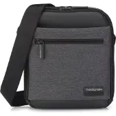 Hedgren Sac à bandoulière gris chiné / noir