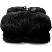 Unique living Plaid Unique Living Teddy Black Noir-150 x 200 cm
