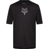 FOX Racing Maillot de cyclisme pour homme Fox Ranger Ss Jersey Fox Head Black * Taille (haut) : L