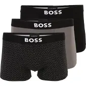 BOSS Homme Boss lot de Trois Caleçons Open Grey