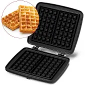 Frifri Fm0022 - Plaque De Cuisson Interchangeable Gaufres Belges 4x7