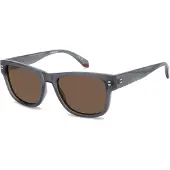 Polaroid Lunettes de Soleil PLD 6252/S/X 55/18/145 Blue grey Polycarbonate frames MAN PLD 6252/S/X