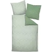 Janine Housse de couette vert / menthe