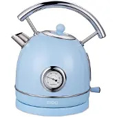 Moa Retro Kettle - Bleu pastel - Électrique - acier inoxydable - EK4TBL